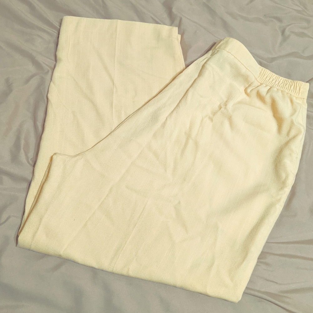 Vintage yellow culottes